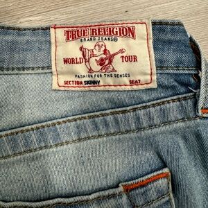 True religious skinny jeans size 29 womens
